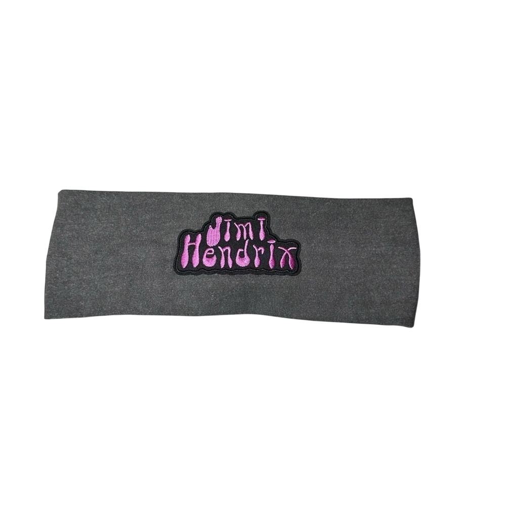 Gray and Pink Headband handmade